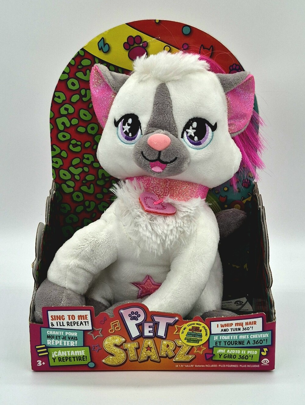 WowWee Pet Starz Catianna Interactive Singing Dancing Cat Plush NEW